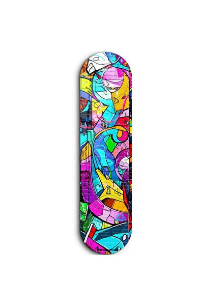 OEM Tablou decorativ Re-Bloom, sticlă securizată, multicolor, 20 x 80 cm
