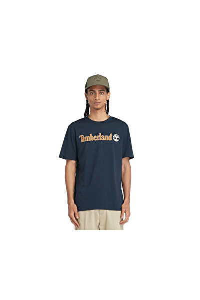 Timberland Ανδρικό μπλουζάκι casual με γραμμικό λογότυπο Kennebec River TB0A5...