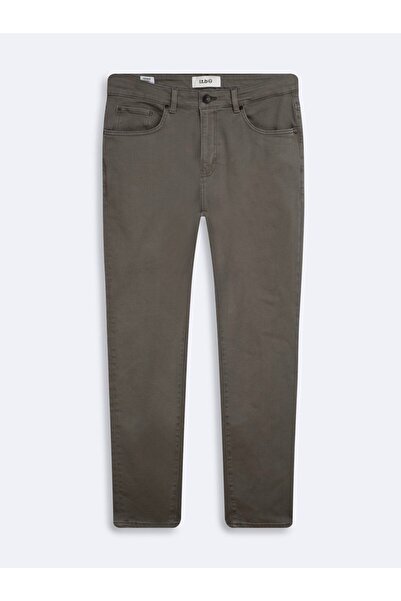 Ltb Renar Slim Leg Mid Waist Dark Gray Jean Trousers