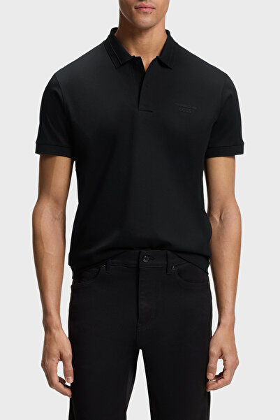 BOSS Pamuklu Regular Fit Kısa Kollu Düğmeli Polo Erkek POLO 50559801 001