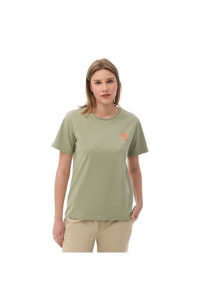 Columbia CSC Stacked Mini Gem Logo Kadın Kısa Kollu T-Shirt