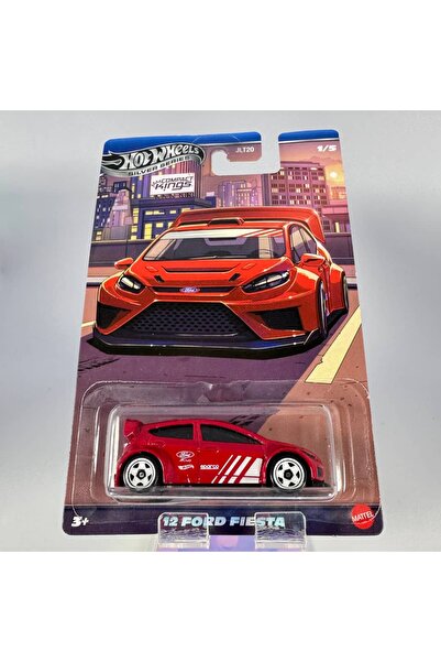 HOT WHEELS 12 Ford Fiesta Compact Kings #1 1:64 Model Araç - Silver Series