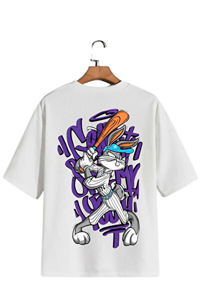 Arv T-shirt تي شيرت بتصميم باغز باني كبير الحجم