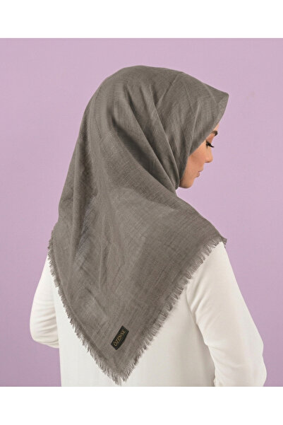 ÖZENSE Flamlı Pamuklu Terletmeyen 4 Mevsim Kullanılabilir 100x100 cm Açık Gri...
