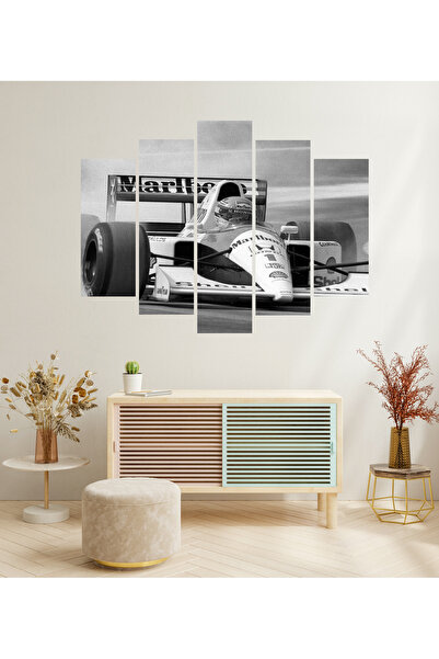 tablomaxtbx 5 Parça Formula 1 F1 Yarış Arabaları Motor Sporları Dekoratif MDF...