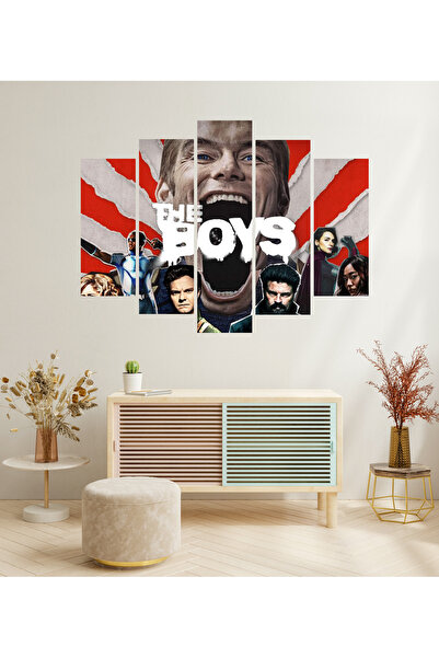 tablomaxtbx 5 Parça The Boys Homelander Süper Kahraman Karanlık Aksiyon Dizi ...