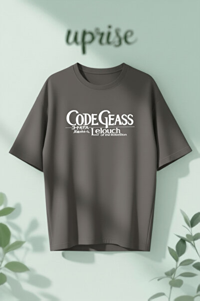Vordevia Tricou supradimensionat din bumbac imprimat Code Geass Lelouch