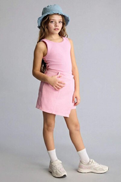 DeFacto Τζιν Σορτς Φούστα για Κορίτσια H3784A826SM