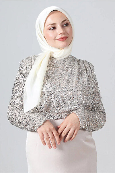 HAREM SCARF Como Saten Eşarp V-79
