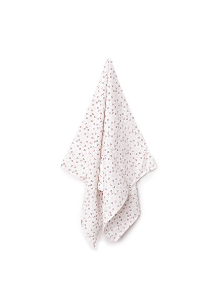 Little Dreams Baby Girl Muslin Blanket Heart Printed
