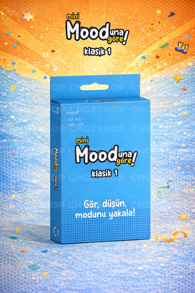 CNGZSHOP Mooduna Göre Minikler Çocuk Kart Oyunu | Eğlenceli & Eğitici Kutu Oy...