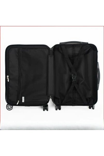 Ormi Troler textil Easy trip 4 roti duble 360 de grade inchidere cifru gri 77x50x45 cm