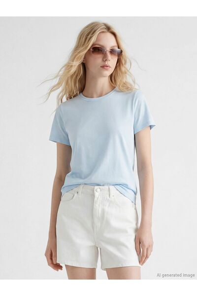 LC Waikiki Γυναικείο T-Shirt XSIDE Crew Neck