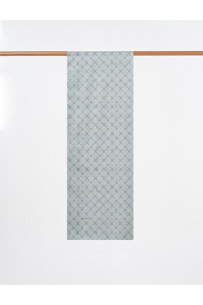 Kayra Monogram Desen Şal Küf Yeşili