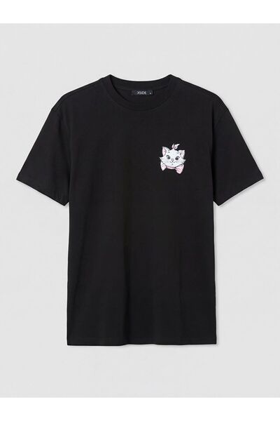 LC Waikiki تي شيرت نسائي مطبوع من XSIDE Aristocats