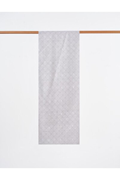 Kayra Monogram Desen Şal Vizon
