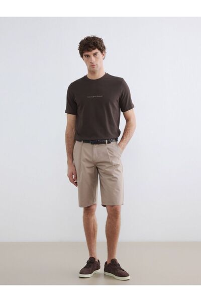 LC Waikiki LCWAIKIKI Classic Rahat Kalıp Gabardin Erkek Şort
