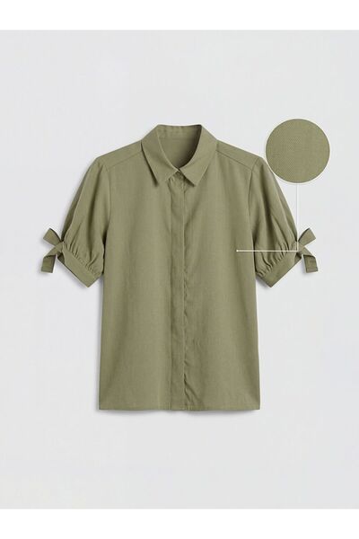 LC Waikiki Γυναικείο πουκάμισο LCW Vision σε κανονική γραμμή