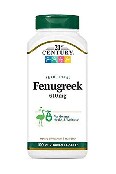 21st Century Fenugreek 610 Mg Vegan Caps 100S