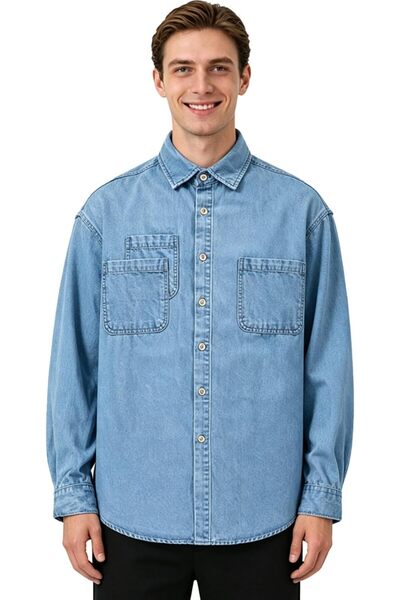 casme Mens Button Up Shirts Long Sleeve Wrinkle-Resistant Slim Fit Fashion Cl...