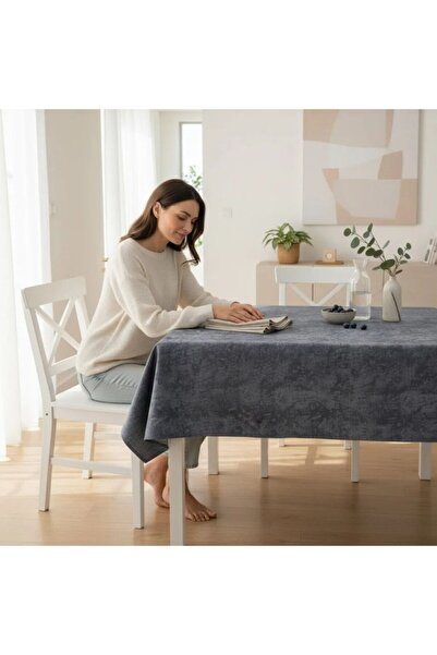 Lenjerii Deosebite Teflon-coated tablecloth 120x160 cm, Anthracite gray