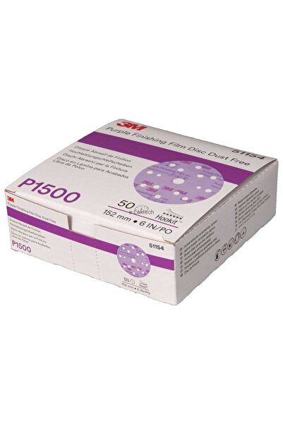 3M 260L HOOKİT ZIMPARA DELİKLİ 150MM P1500(2 ADET)