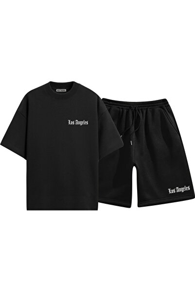 HOFFNUNG Σετ σορτς μπλουζάκι UNISEX 2 Thread Los Angeles