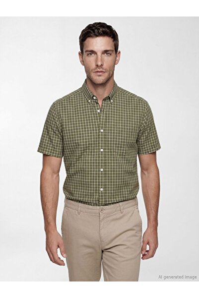 LC Waikiki Lcwaikiki Classic Regular Fit Plaid Men's Shirt