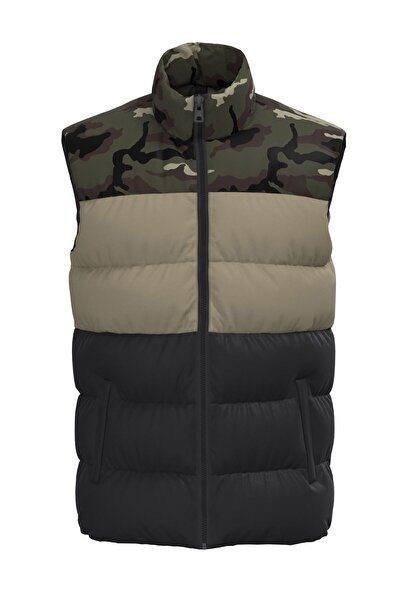 Only & Sons Onsmelvin Life Puffer Vest Otw Vd Men's Green Vest - 22022232
