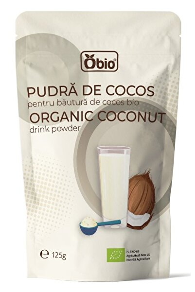 OBİO Bautura de cocos pudra bio 125g