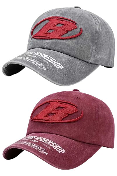 Uniquetrenders Unisex Vintage B Workshop Embroidered Adjustable Baseball Cap ...