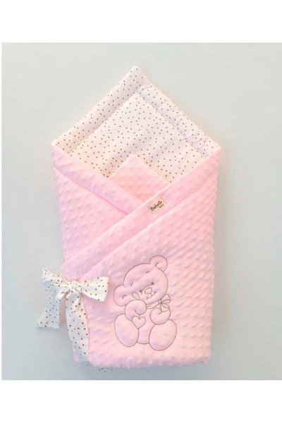 Bebella Pointed Teddy Bear Swaddle Blanket 🤍 🐻