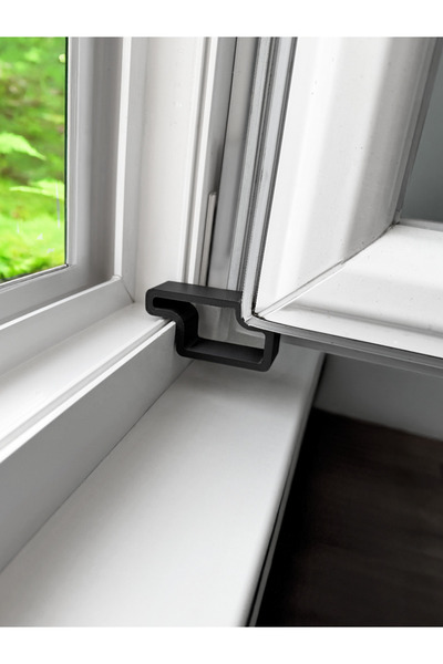 TR Pratik Cam Balkon ve Pencere Durdurucu Emniyet Kilidi - Rüzgar Önleyici Sa...