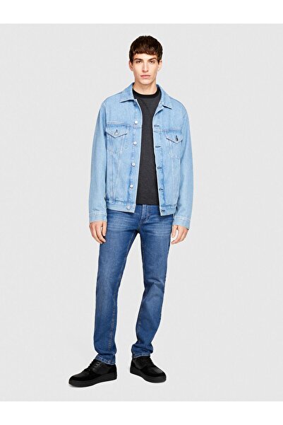 Sisley Men's Stockholm Slim Fit Stretch Denim Trousers 323A4Mqbse00C-Sis901