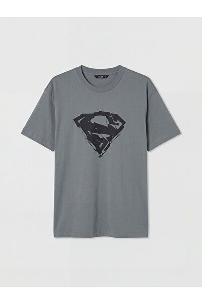 LC Waikiki Xside Crew Neck Superman Printed Men's T-Shirt