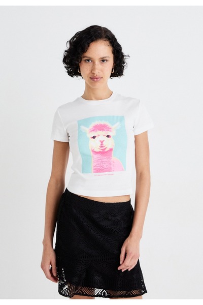 ZAVIXO Women's Crop T-Shirt Slim Fit 100% Cotton Lightweight Fabric Summer Ca...