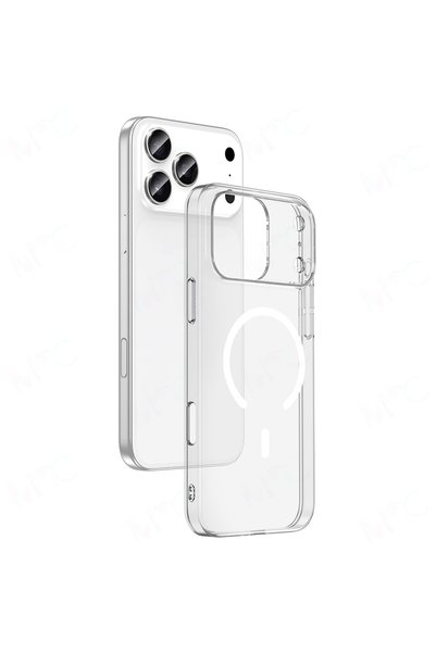 UnDePlus Apple iPhone 17 Pro Case Ic Chip M-Safe Transparent Camera Frame Tol...