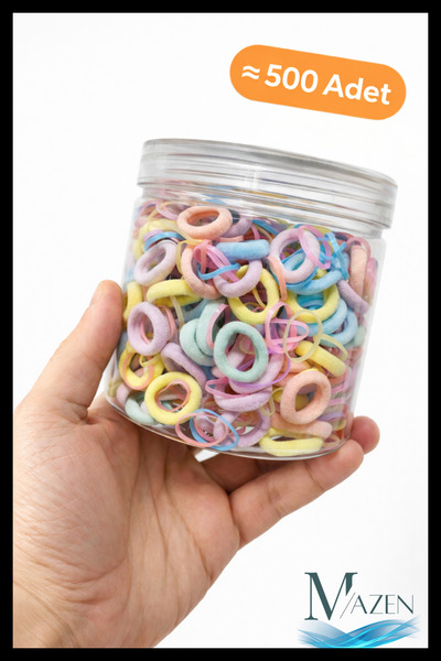 MAZEN Σετ παιδικών λαστιχένιων αγκράφες σε μικρό μέγεθος και πολύχρωμο σχέδιο...