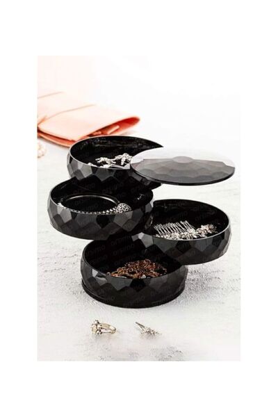 Düzen Organizer 4 Katlı Takı Organizer - Takı Kutusu Diamond