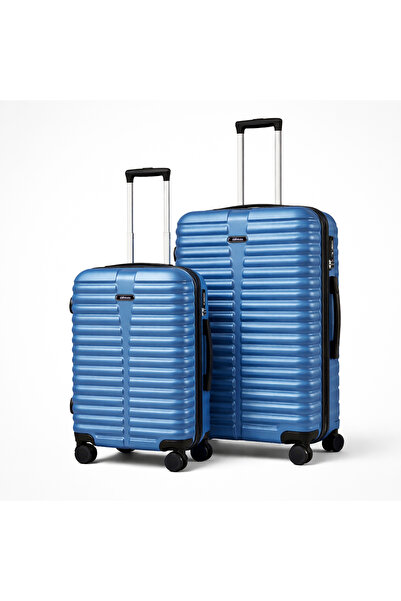 Mnuk Destiny 2 Pcs Luggage Set 20” & 24” Hard Shell Travel Suitcase Set Light...
