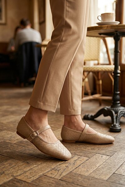 AYAKMOD K-301 Z Beige Women's Casual Shoes
