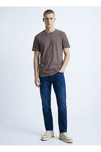 Only & Sons ONSMAX LIFE SS STITCH TEE NOOS Ανδρικό Γκρι T-Shirt - 22025208