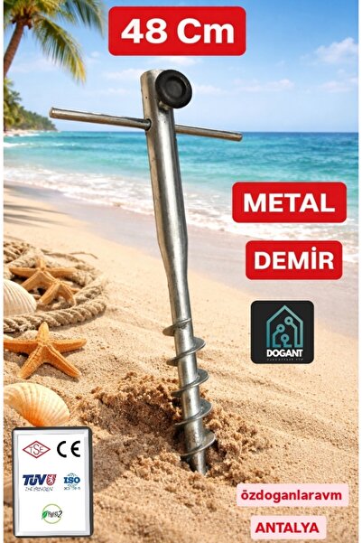 dogant özdoğanlar avm Demir Metal Şemsiye Kazığı Bahçe Şemsiye Aparatı Plaj Ş...