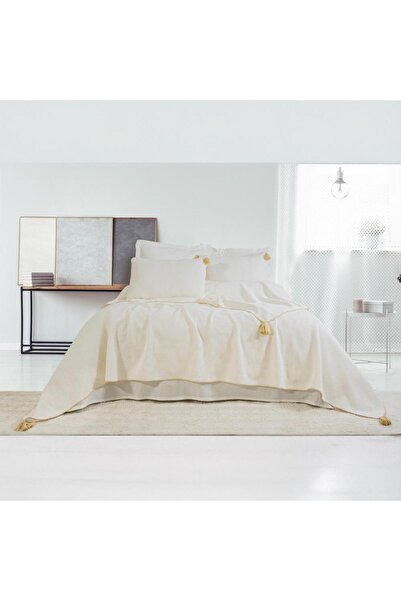 Özdilek Double Pique Set Gofreli Anjelica Cream