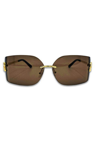 Matteo Ferari Ουνισέξ καφέ γυαλιά ηλίου UV400 μοντέρνου σχεδιασμού