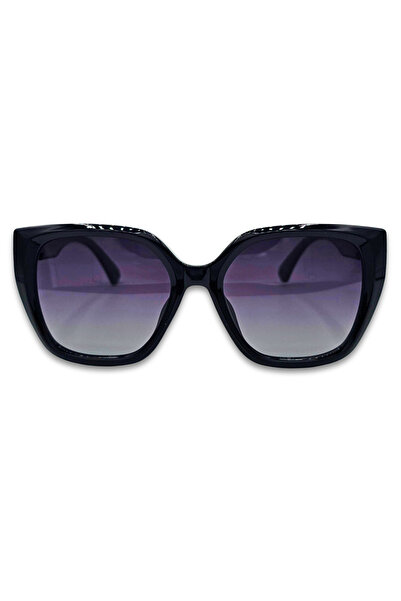 Matteo Ferari Γυναικεία γυαλιά ηλίου, μαύροι φακοί, UV400, κομψό στυλ