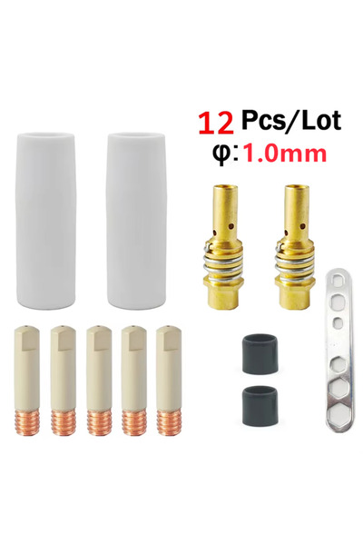 Choice9 12 قطعة 1.0 مم، 2/5/10 قطع، فوهة حماية MB15AK، فوهة سيراميك MB-15Ak 1...