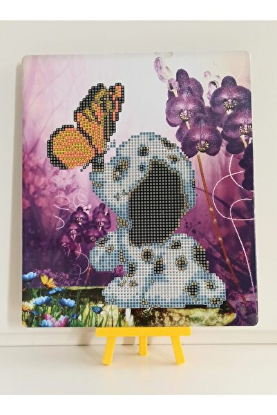 eseoffice Boncuklu Taşlı Mozaik Elmas Goblen Pano Tablo Resim Puzzle Çocuklar...