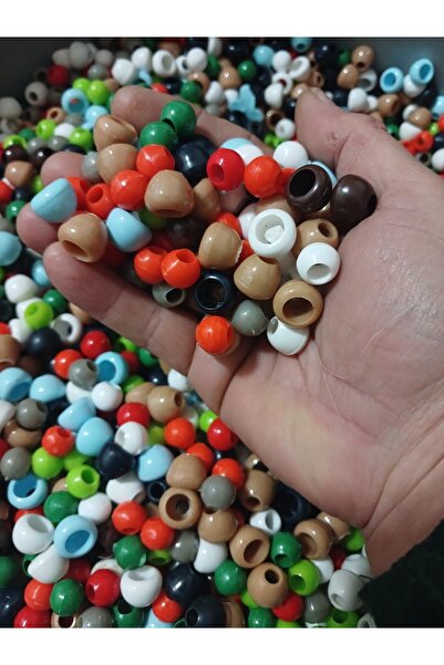 karasu spot Boncuk 1 kg plastik makrome boncuklar ve kapak boncuklar karışık