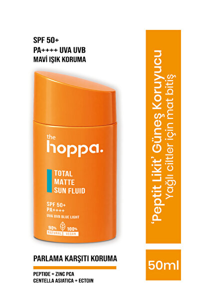 the hoppa. Total Matte Sun Fluid - Yağlı Ciltler İçin Güneş Koruyucu Mat Biti...